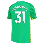 Kit Infantil Ederson #31 Manchester City Verde 2023/24