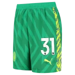 Kit Infantil Ederson #31 Manchester City Verde 2023/24