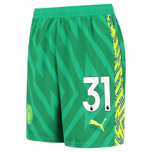 Kit Infantil Ederson #31 Manchester City Verde 2023/24