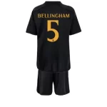 Kit Infantil Bellingham #5 Real Madrid III Preta 2023/24