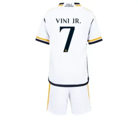 Kit Infantil Vini Jr #7 Real Madrid I Branco 2023/24