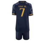 Kit Infantil Vini Jr #7 Real Madrid II Azul Escuro 2023/24
