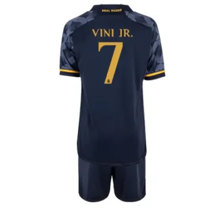 Kit Infantil Vini Jr #7 Real Madrid II Azul Escuro 2023/24