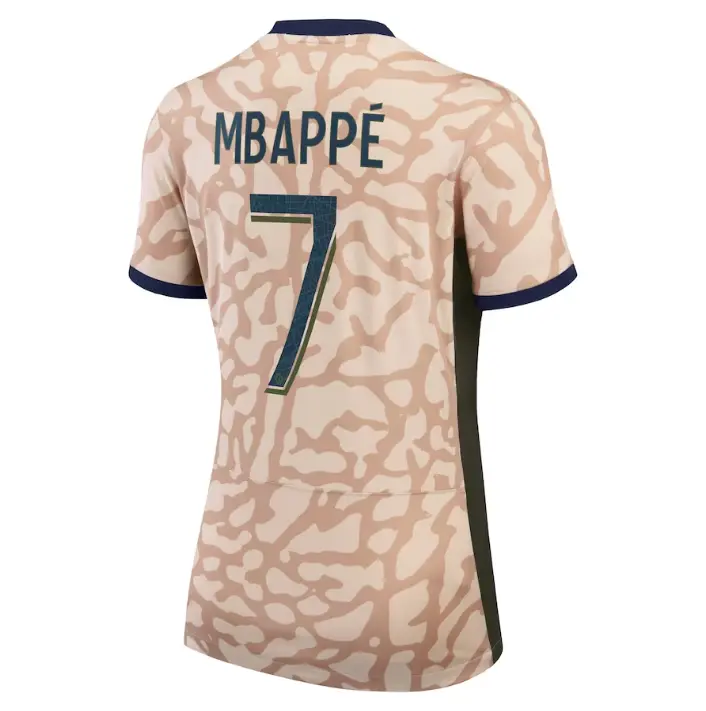 Camisa PSG Jordan 4 MBAPPÉ #7 2023/24 Feminina Camisa PSG Jordan 4 MBAPPÉ #7 2023/24 Feminina