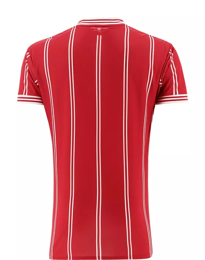 Camisa Bristol City I Home Vermelha 2023/24 Masculina Camisa Bristol City I Home Vermelha 2023/24 Masculina