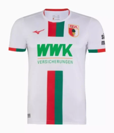 Camisa Augsburg Branca Home I 2023/24 Masculina