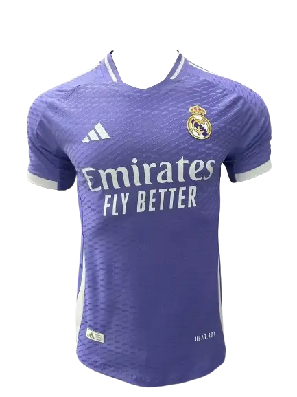 Nova Camisa II Real Madrid Roxo 2024/25 Masculina Jogador