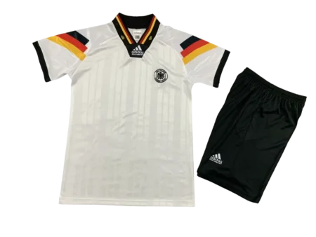 Kit Infantil Seleção da Alemanha 1992 Branca Home Unissex