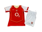Kit Infantil Arsenal Home I Vermelho 2004/05 Unissex