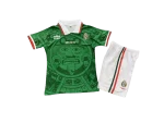 Kit Infantil Seleção do México Verde Home I 1998 Unissex