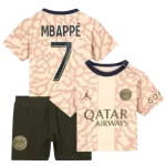 Kit Infantil PSG Jordan 4 MBAPPÉ #7 2023/24 Unissex