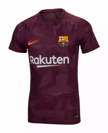 Camisa Barcelona III Third Vinho 2017/18 Masculina