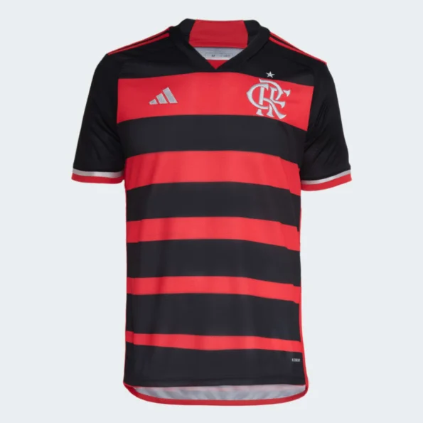 Nova Camisa Flamengo Vermelha I Home 2024/25 Masculina