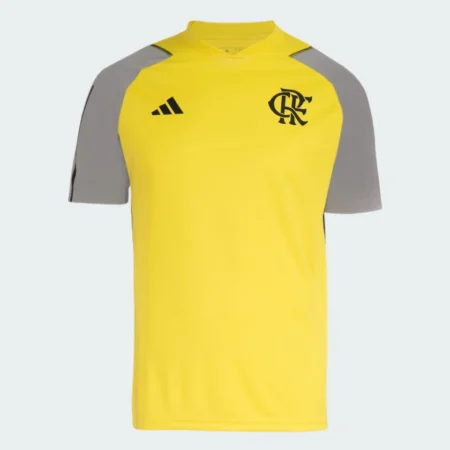 Camisa Flamengo Treino Amarelo 2024/25 Masculina