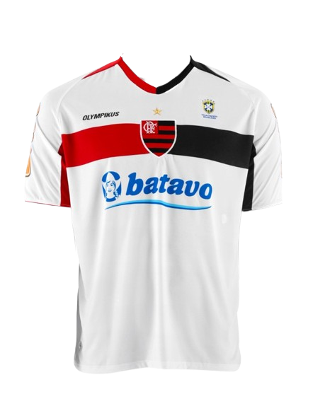 Camisa Flamengo Retrô Branca II Fora 2010/11 Masculina