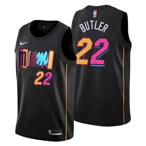 Regata NBA Miami Heat 2021/22 Preta Butler #22 Regata NBA Miami Heat 2021/22 Preta Butler #22