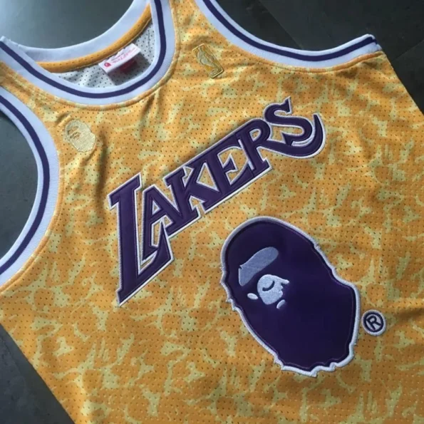 Regata A Bathing Ape x Mitchell & Ness - Lakers