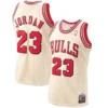 Regata NBA Mitchell & Ness Chicago Bulls Retro 1995-1996 Bege - Jordan #23