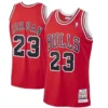 Regata NBA Mitchell & Ness - Chicago Bulls 1997/98 Vermelha - Jordan #23