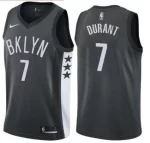 Regata NBA Swingman – Brooklyn Nets Preta/Cinza – Durant #7