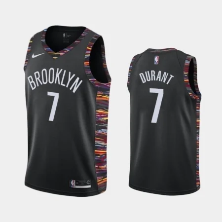 Regata NBA Brooklyn Nets City Edição 2018/19 Preta Durant #7