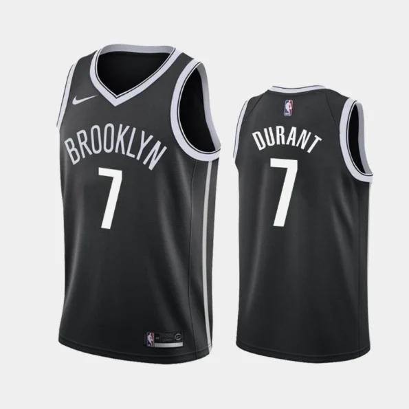 Regata NBA Swingman - Brooklyn Nets Preta - Durant #7