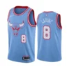 Regata NBA Chicago Bulls Azul Claro 2019/20 Lavine #8