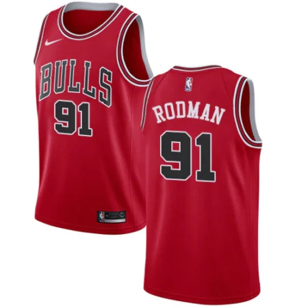 Regata NBA Chicago Bulls Vermelha - Rodman #91