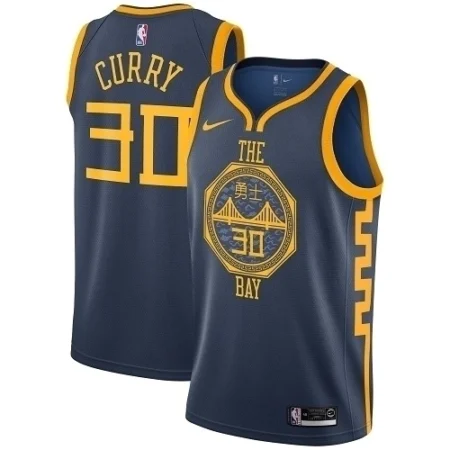 Regata NBA Golden State Warriors 2018/19 Azul Escura CURRY #30
