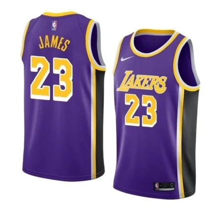 Regata NBA Los Angeles Lakers Roxa - James #23