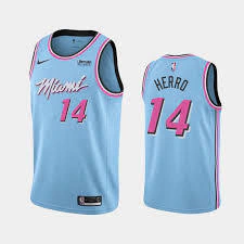 Regata NBA Miami Heat Vice City Azul Herro #14