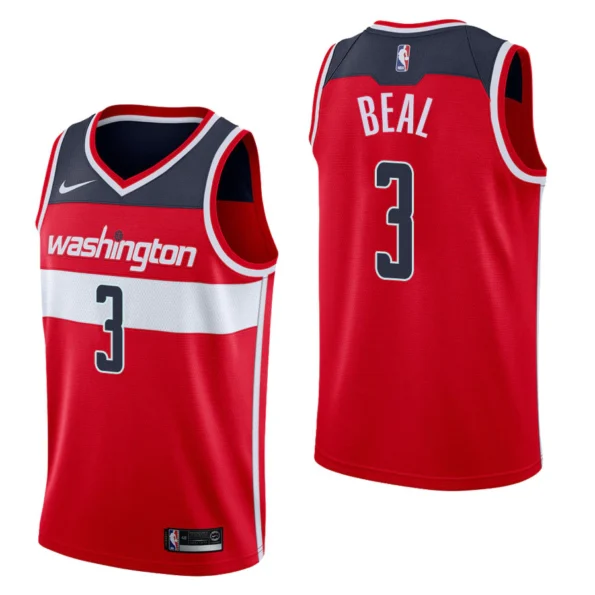 Regata NBA Swingman  Washington Wizards Vermelha Beal #3