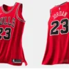 Regata NBA ICON AUTHENTIC Chicago Bulls Vermelha Jordan #23