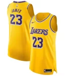 Regata NBA ICON AUTHENTIC Lakers – Amarela – James #23
