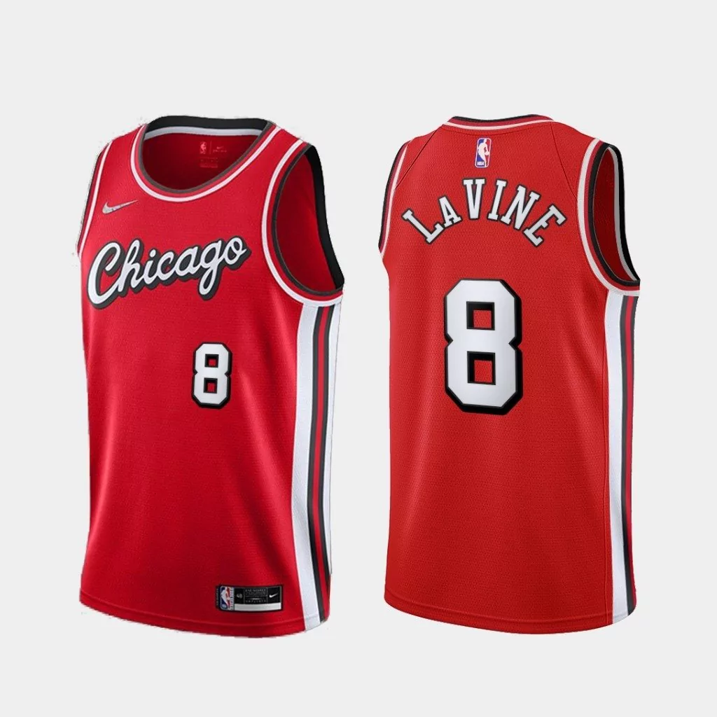 Regata NBA Chicago Bulls Edição 2021/22 Lavine #8 Regata NBA Chicago Bulls Edição 2021/22 Lavine #8