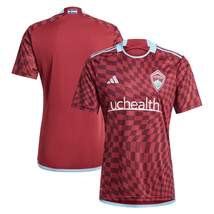 Camisa Titular Colorado Rapids Vermelha Home I 2024/25 Masculina Camisa Titular Colorado Rapids Vermelha Home I 2024/25 Masculina