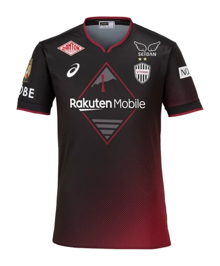 Camisa I Vissel Kobe Home Preta 2024/25 Masculina