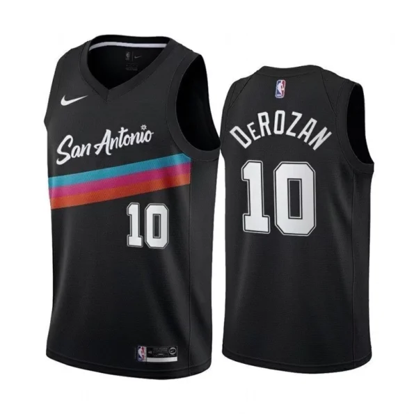 Regata NBA San Antonio Spurs - City Preta 2020-21 - DeRozan #10