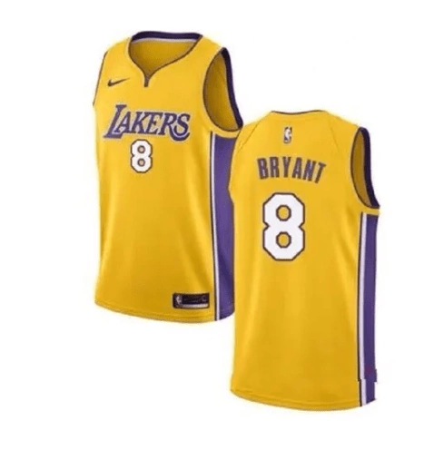 Regata NBA Los Angeles Lakers Amarela - Bryant #8 Regata NBA Los Angeles Lakers Amarela - Bryant #8
