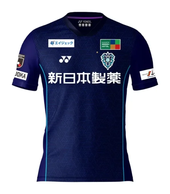 Camisa Avispa Fukuoka Azul Home I 2024/25 Masculina