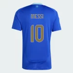 Camisa Argentina II Away Azul 2024/25 Messi #10 Masculina