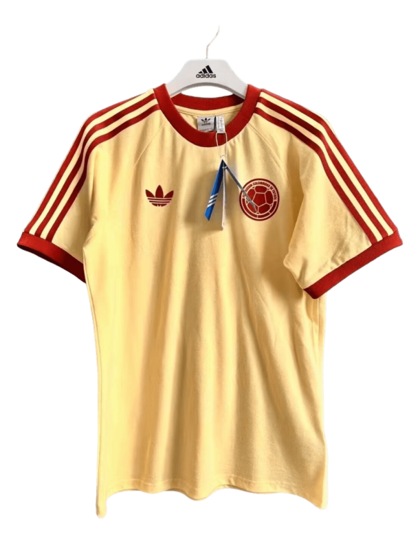 Camisa Colombia 3-STRIPES Originals Amarela/Vermelha