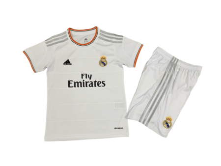 Kit Infantil Real Madrid Home Branca 2013/14 Unissex