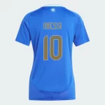Camisa Argentina II Away Azul Messi #10 2024/25 Feminina