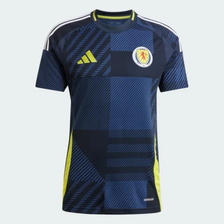 Nova Camisa Escócia Azul I Home 2024/25 Masculina