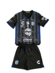 Kit Infantil Querétaro Fútbol 2023/24 I Preta Home Unissex