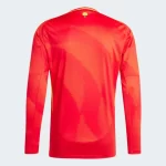 Camisa Espanha Vermelha I Home I Manga Longa 2024/25 Masculina