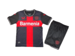 Kit Infantil Bayer Leverkusen Preta 1 2023/24 Unissex