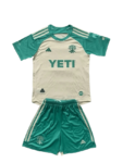Kit Infantil Reserva Austin FC Branca/Verde 2024/25 Unissex
