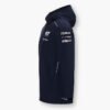 Jaqueta de Frio Scuderia AlphaTauri F1 Team Azul Escuro Com Zíper e Capuz